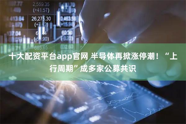 十大配资平台app官网 半导体再掀涨停潮！“上行周期”成多家公募共识