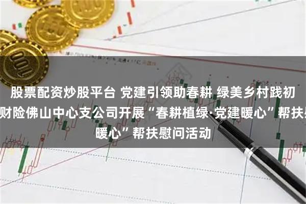 股票配资炒股平台 党建引领助春耕 绿美乡村践初心—中华财险佛山中心支公司开展“春耕植绿·党建暖心”帮扶慰问活动